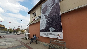 Çan’da Atatürk posteri