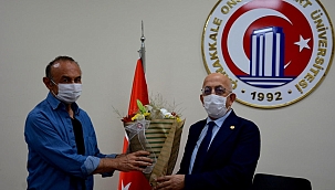 ÇOMÜ hastanesinde devir teslim