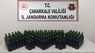 Gökçeada'da sahte alkol operasyonu