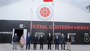 Aktaş, Dijital Gösterim Merkezi’ni inceledi
