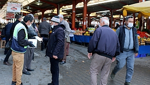 Bayramiç’te koronavirüs önlemleri