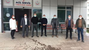 Ak Parti Çan İlçe teşkilatından sağlık çalışanlarına ziyaret