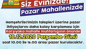 Çan’da “Pazar Mahallenizde”
