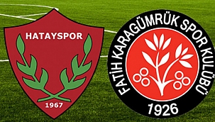 Hatayspor - Fatih Karagümrük
