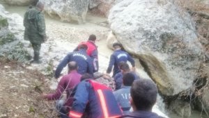 Mantar toplarken düşerek yaralanan şahıs ortak operasyonla kurtarıldı
