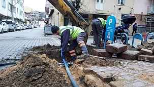 Tatlı su ve kanalizasyon hattı yenileme çalışmaları