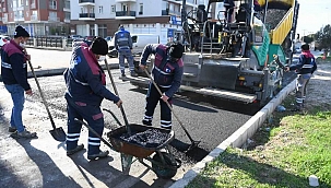 Üstyapı yenileme çalışmaları devam ediyor