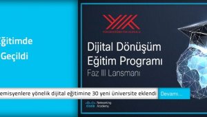YÖK'ün 24 üniversitede akademisyenlere yönelik dijital eğitimi tamamlandı