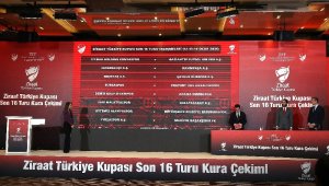 Ziraat Türkiye Kupası'nda son 16 Turu eşleşmeleri belli oldu