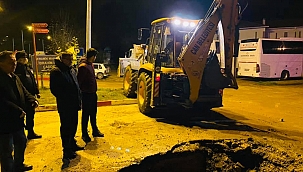 Başkan Öz, çalışmaları takip ediyor