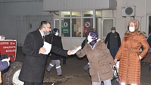 Başkan Öz'den sıcak çorba ikramı
