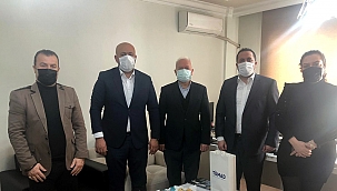 Başkan Yılmaz Hedef Medya’yı ziyaret etti