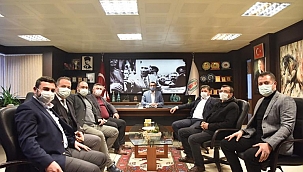 Başkanların Bülent Öz’e ziyareti