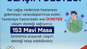 Çan Belediyesi’nden ulaşım desteği