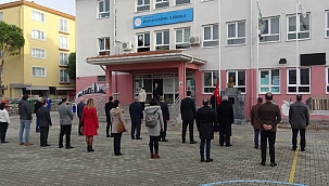 Çanakkale’de Bayrak töreni yapıldı