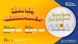 Liselilere özel online 'Lise Kış Akademisi'