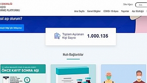 Son güncellemeyle birlikte aşı olan kişi sayısı 1 milyonu geçti