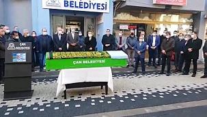 AK Parti Çan Meclis Üyesi toprağa verildi