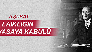 Başkan Gökhan'ın laiklik ilkesinin kabulünün yıldönümüne mesajı