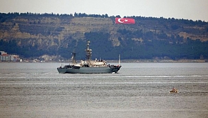 Çanakkale Boğazı’ndan geçen diğer Rus savaş gemisi: 'Priazovye'