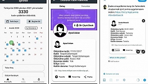 Kadın cinayetlerine dikkat çeken uygulama