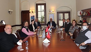 Ukrayna Büyükelçisi Andrii Sybiha ÇASİAD'ı ziyaret etti