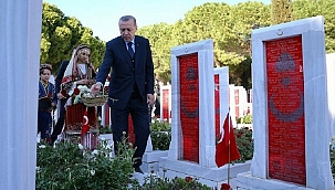 Cumhurbaşkanı Erdoğan'dan Çanakkale Kara Savaşları’nın 106. yıldönümü mesajı