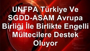 Engelli mültecilere destek