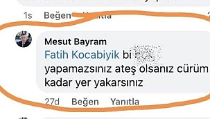 Ayvacık Belediye Başkanı Bayram, hemşehrisine hakaret etti