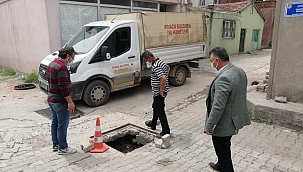 Ayvacık'ta rögar kapağı hırsızlığı