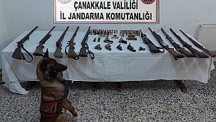 Çanakkale’de mühimmat kaçakçılığı operasyonu