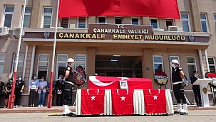 Şehit Türkmenoğlu için tören düzenlendi