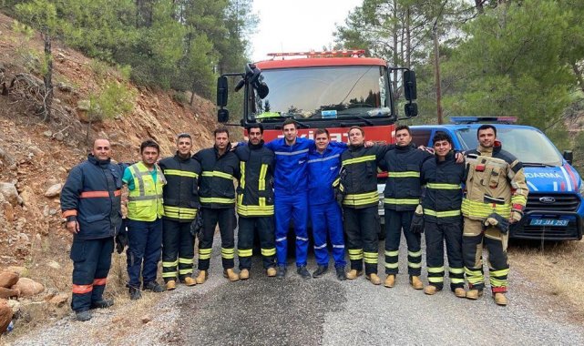 Akkuyu Nükleer A.Ş. ekipleri de Aydıncık'taki söndürme çalışmalarına katıldı