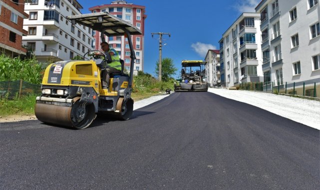 Altınordu'da bir ayda 13 sokak asfaltlandı