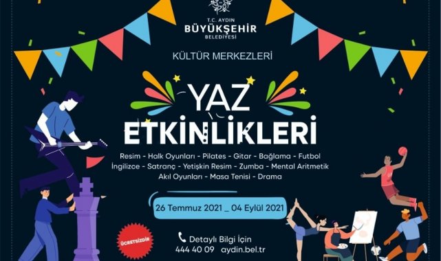 Aydın Büyükşehir Belediyesi'nin yaz etkinlikleri başlıyor