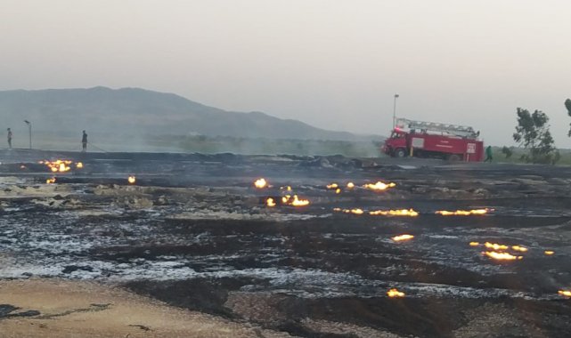 Aydın'da biyogaz tesislerinde yangın