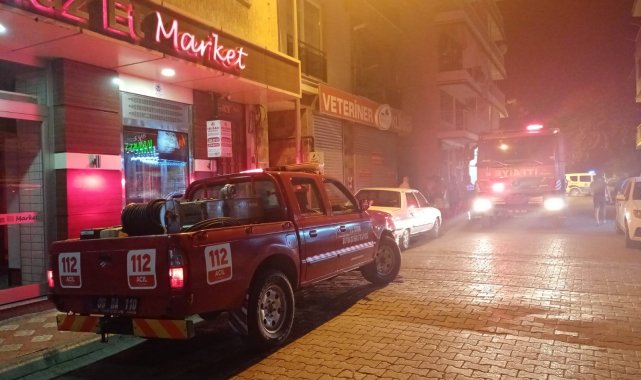 Aydın'da vatandaşın dikkati daha büyük bir yangını önledi