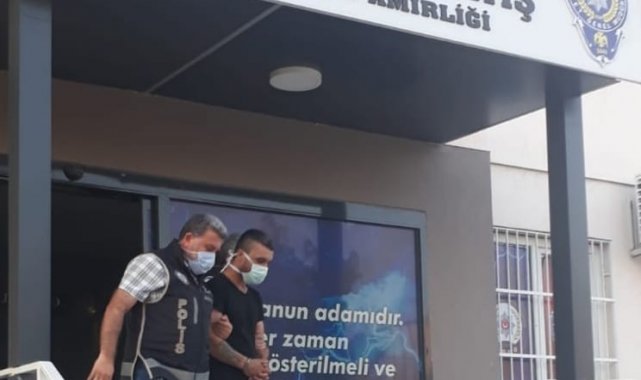 Bayram ziyaretine giderken yakalandı