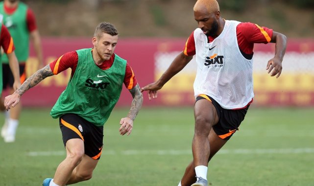 Berkan Kutlu, Galatasaray ile ilk antrenmanına çıktı