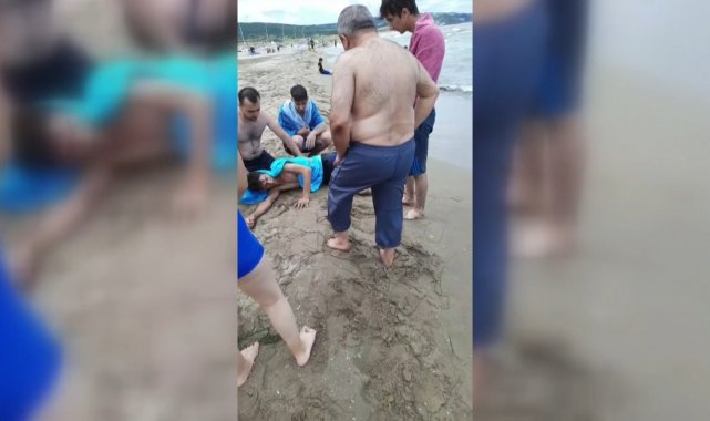 Bursa'da deniz keyfi yaparken canından oluyordu
