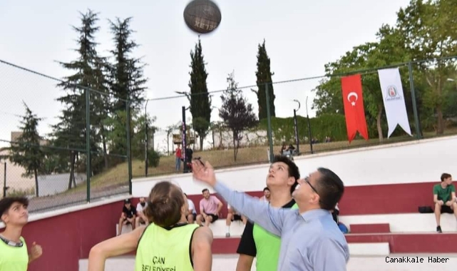 Çan'da Streetball Turnuvası başladı