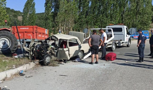 Çorum'daki trafik kazası