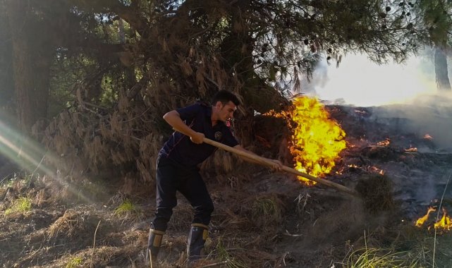 Kahramanmaraşlı itfaiyeciler Osmaniye'de