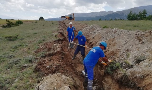 Kale Mahallesinin şebeke sorunu çözüldü