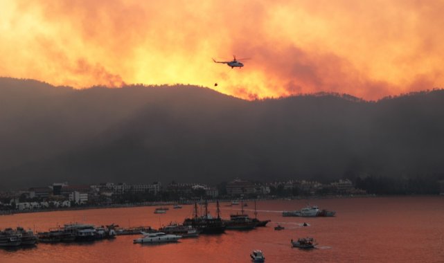 Marmaris'in ciğerleri yanıyor