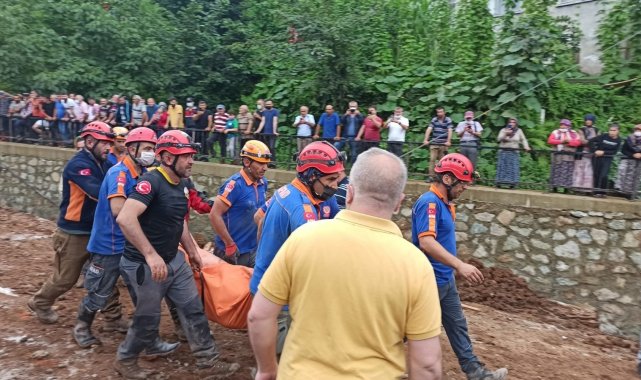 Rize'de seldeki ölü sayısı 7'ye yükseldi, kayıp 1 kişi ise aranıyor