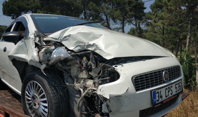 Samsun'da trafik kazası: 2 yaralı