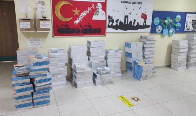 Tekirdağ'da ders kitaplarının okullara dağıtımına başlandı