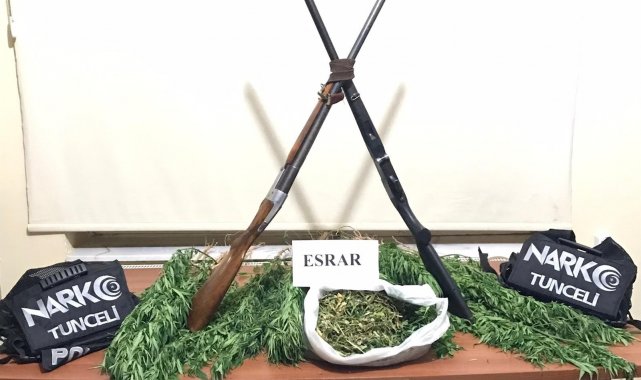 Tunceli'de narkotik operasyonu