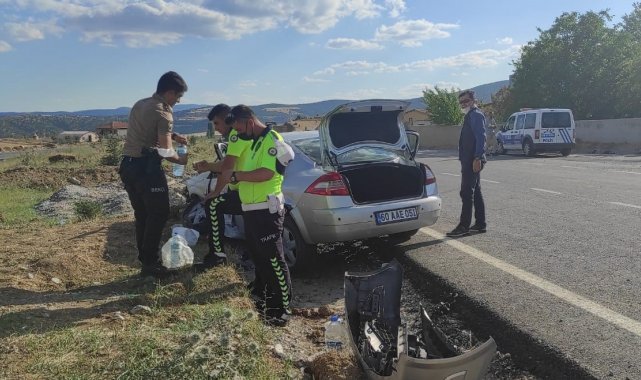 Yozgat'ta tır ile otomobil çarpıştı: 4 yaralı